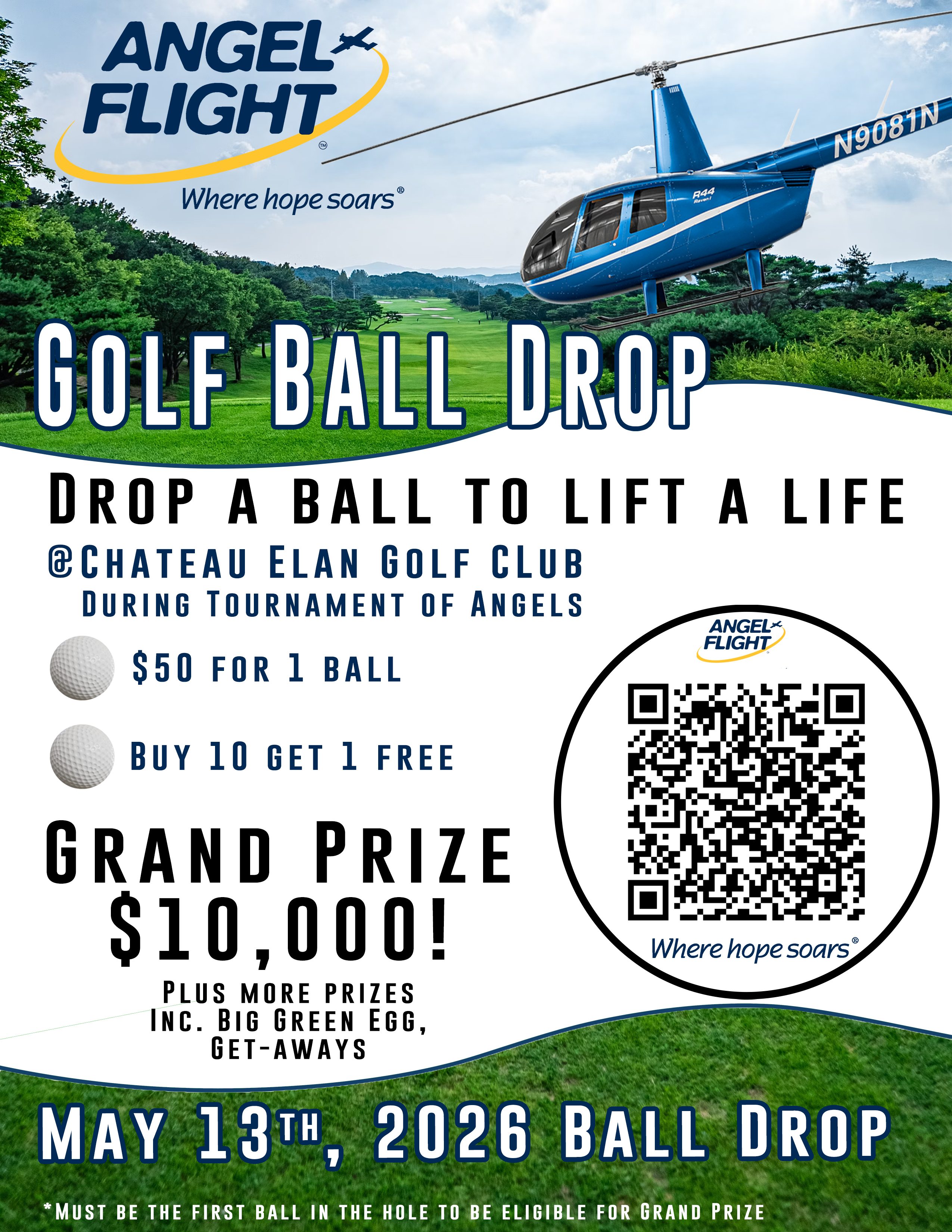 2025 Golf Ball Drop Flyer